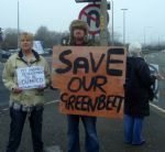 Barton Green Belt Protest Jan 2010